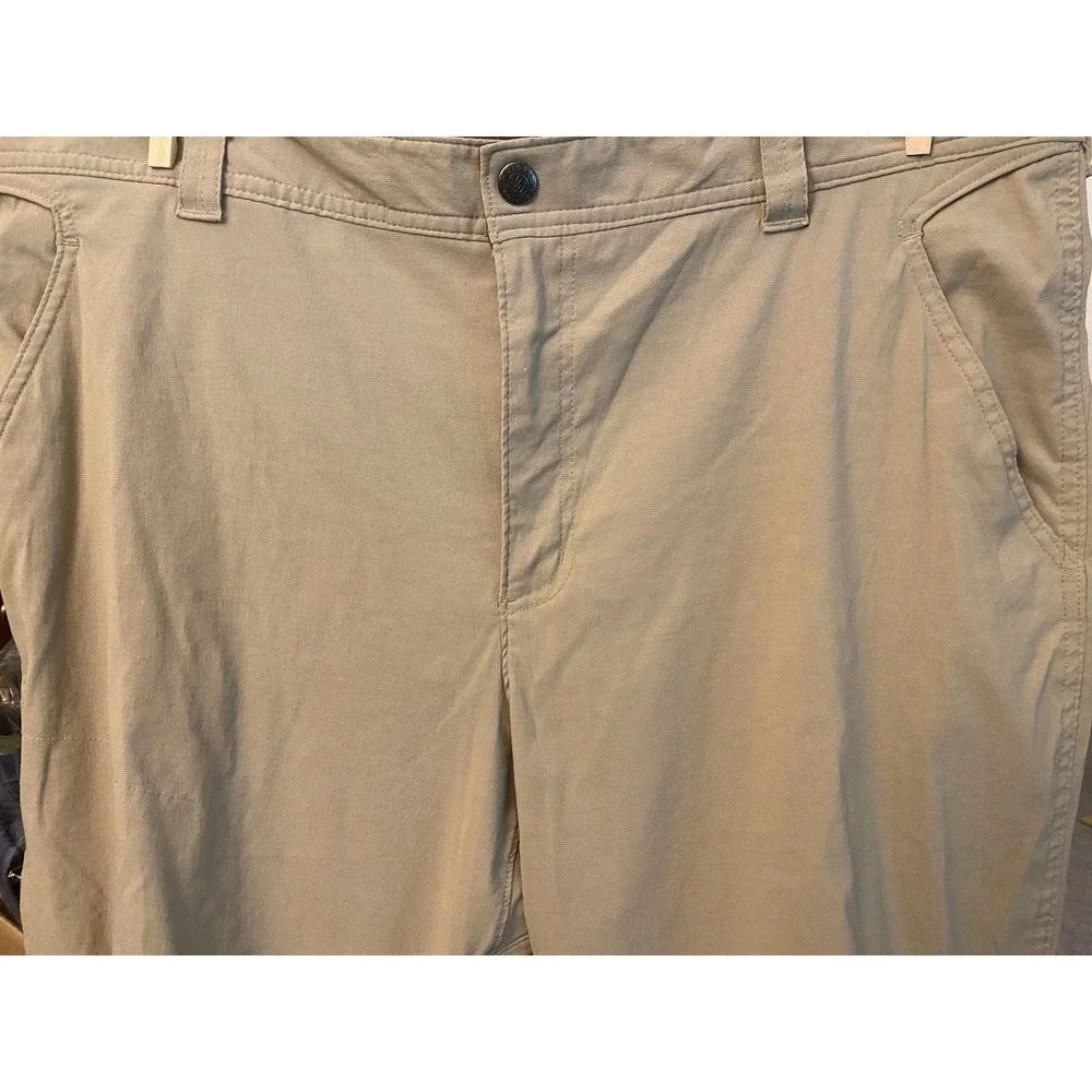 Columbia Omni-Shield Water Repellent Tan Mens Hiking Pants Size 38x32